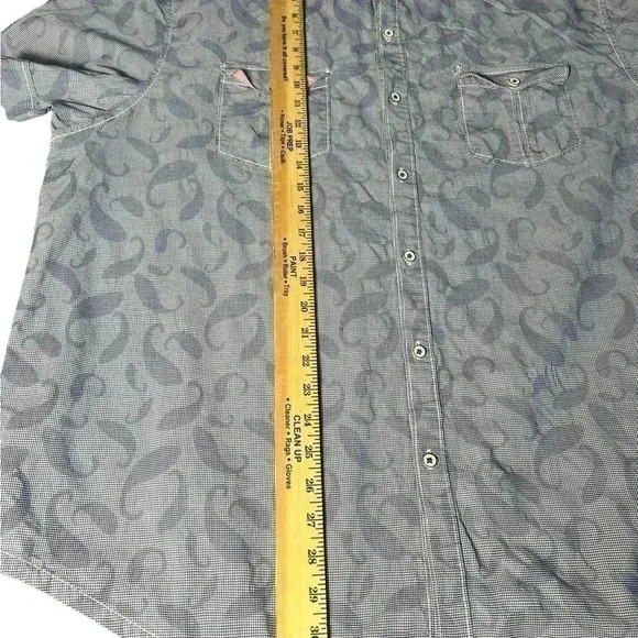 TOMMY BAHAMA JEANS ISLAND MODERN FIT SHORT SLEEVE BUTTON UP MEN'S SHIRT, XXL - Picture 4 of 10